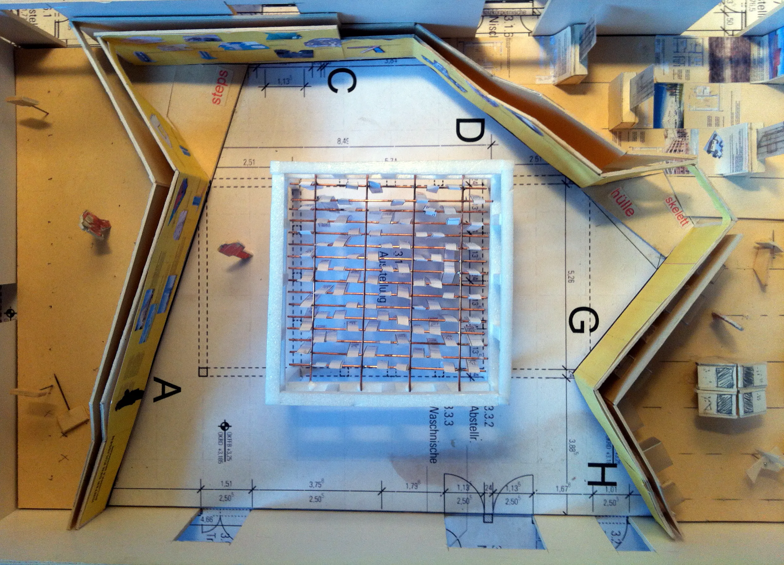 HINTER DEN KULISSEN — Ausstellungsarchitektur für Bollinger+Grohmann im Deutschen Architekturmuseum · Frankfurt 2013, Bild 9