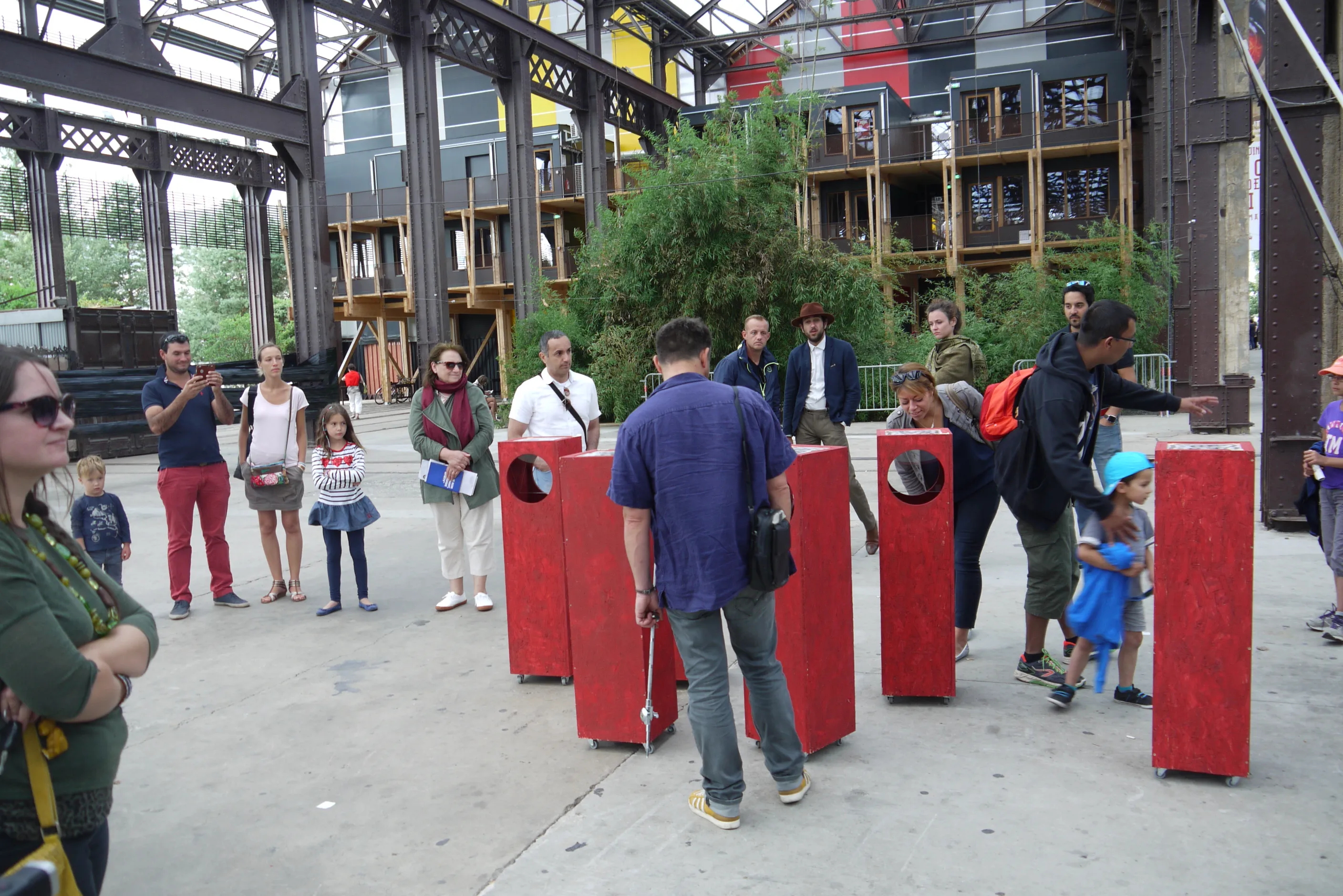 Offenes Netz — Interaktive Raum-Klang-Installation mit Achim Wollscheid · 2015–2016, Bild 2