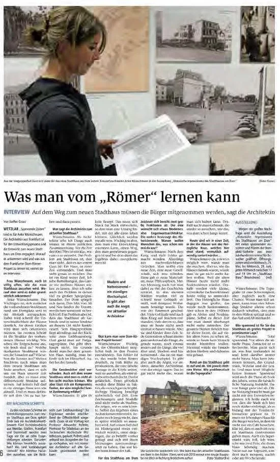 WETZLARER NEUE ZEITUNG / LOKALES/19.05.2016